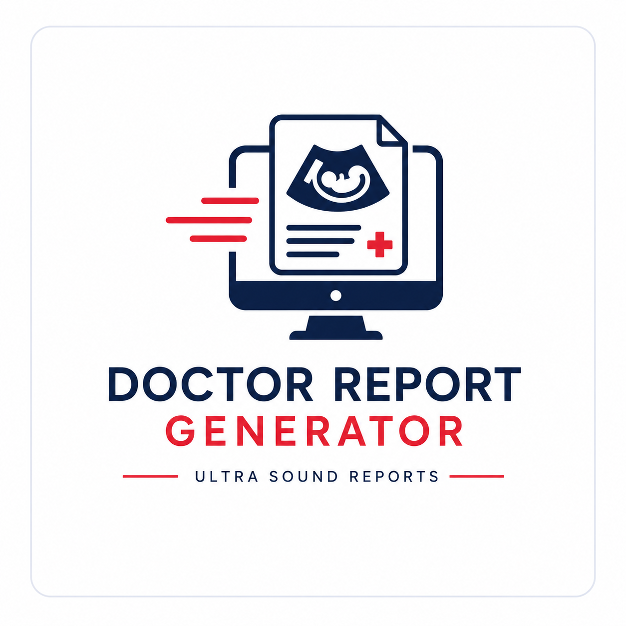 Ultrasound Report Generator — clinical reporting web app